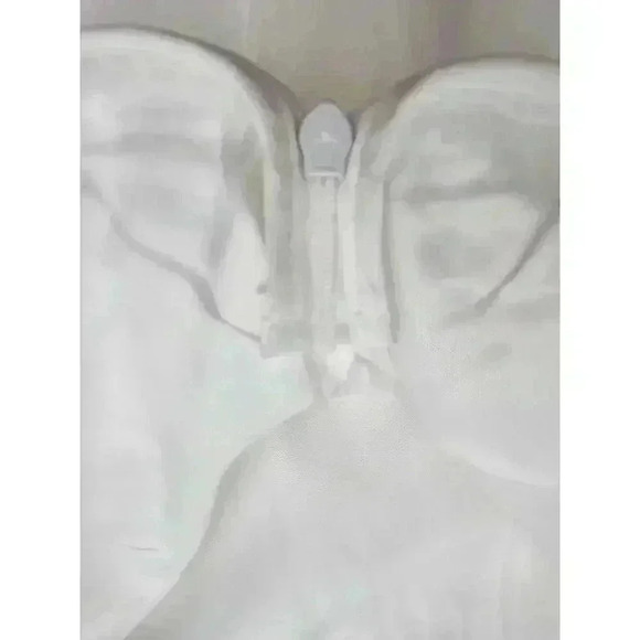 Trish Scully Girl's Size 14 White Tulle Midi Flower Girl Bridesmaids Gown - Picture 8 of 8